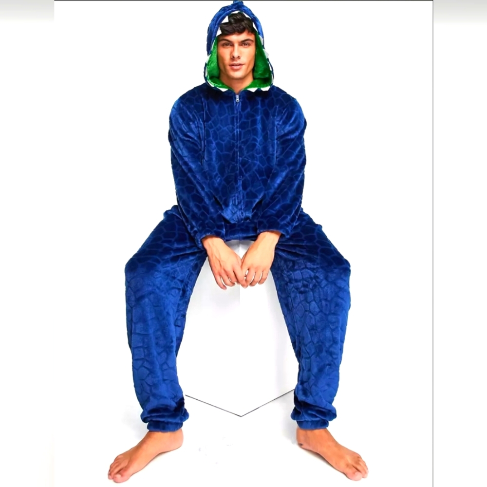 Loungeable fleece monster onesie NWT
